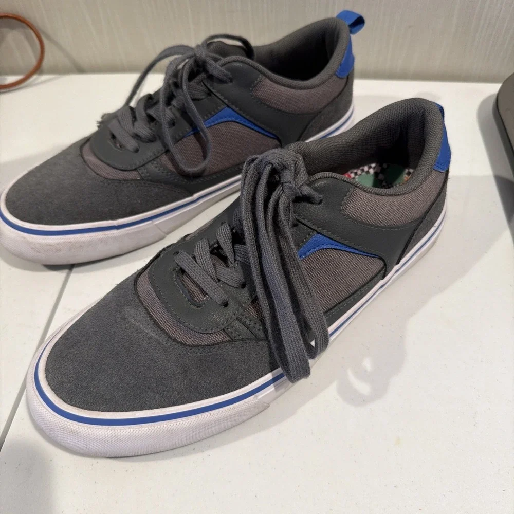 Men's Airwalk Sneakers Mens Size‎ 10 Gray Blue Leather